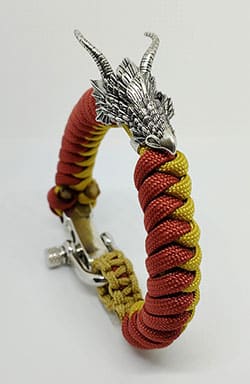 Paracord náramek Dragon GOLD od PADOKI